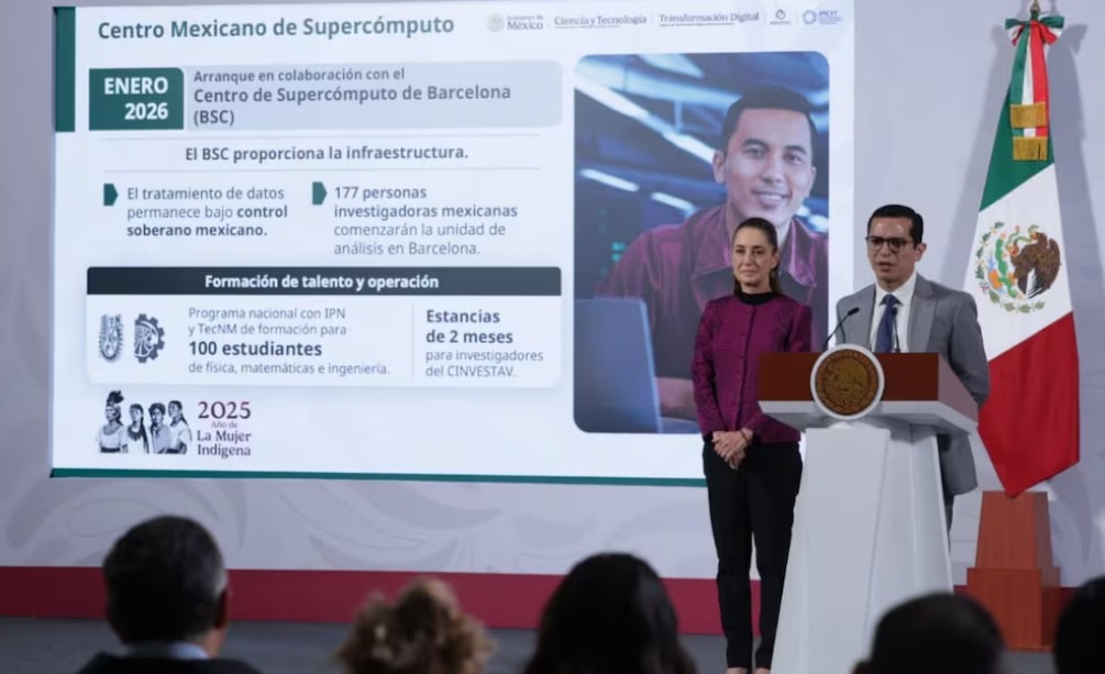 Sheinbaum anuncia red de supercómputo en México; tendrá
una “súper computadora”, la más grande de AL
