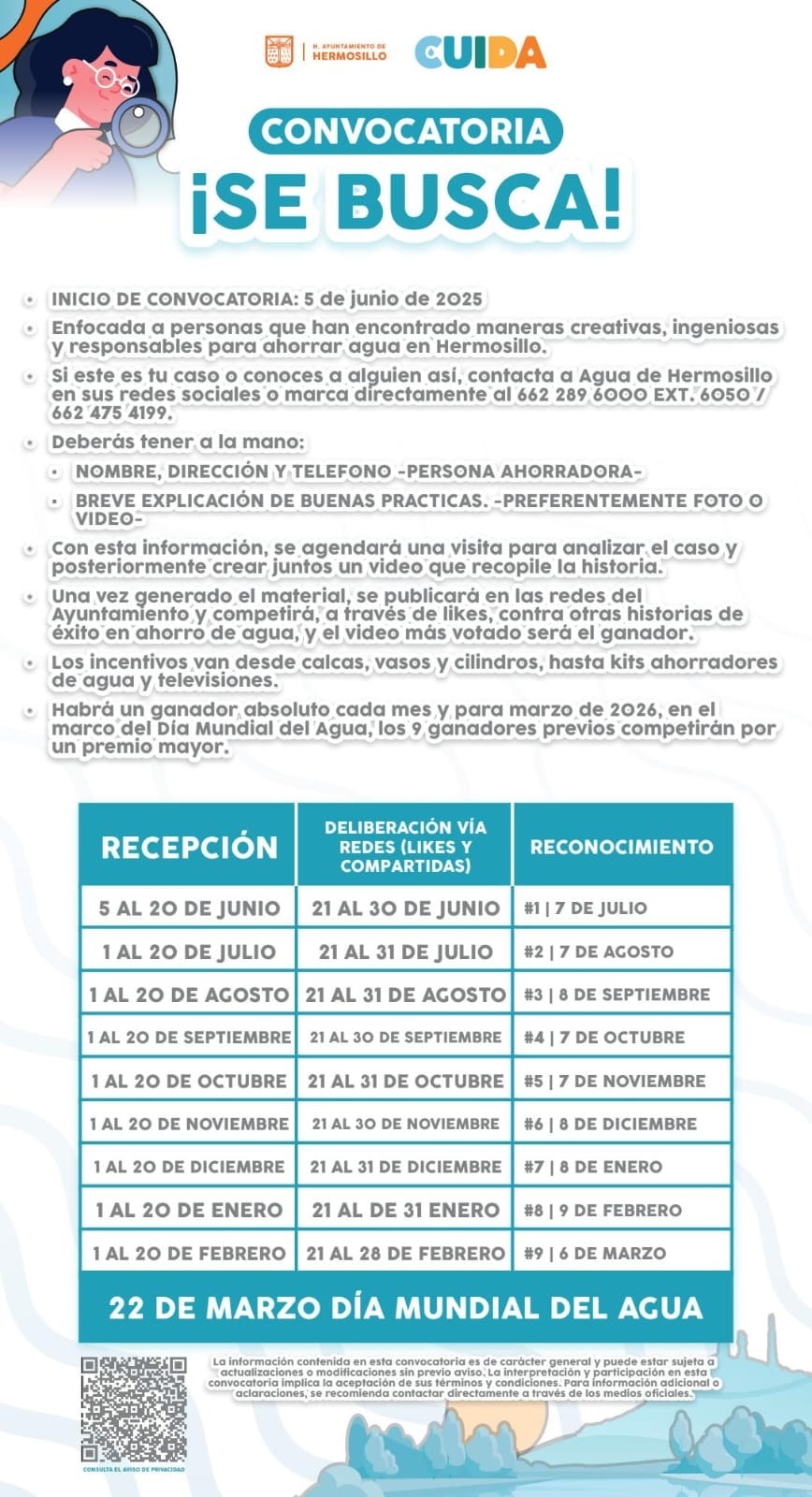 Participan cuatro propuestas en la tercera etapa
ciudadanos ahorradores de agua