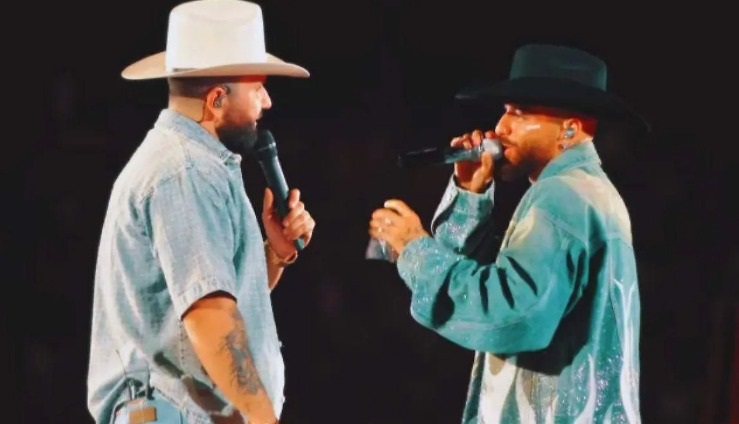 Carín León es invitado de lujo en concierto de Maluma en
Colombia