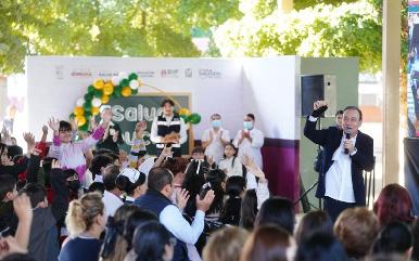 Lanzan en Sonora la estrategia nacional “Vive Saludable,
Vive Feliz” para escuelas